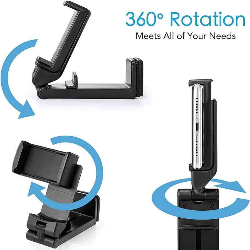 Ultimate Airplane Phone Holder Stand - Portable, Foldable, and Rotatable Travel Mount for Hands-Free Enjoyment Anywhere!