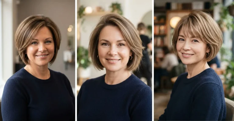 20 Short Bob Hairstyles for Thin Fine Hair With a Round Face